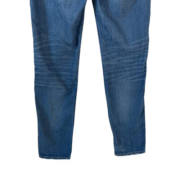 MADEWELL Women's TALL Slim Straight Distressed Jeans Medium Wash Size 26 Tall - Picture 6 of 12